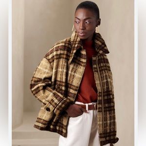BANANA REPUBLIC🍁Oversized Balmacaan Jacket : NWT 🍁 Medium